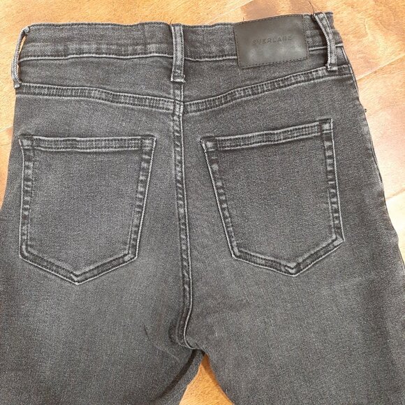 Everlane high rise button fly black skinny jeans - Picture 7 of 11